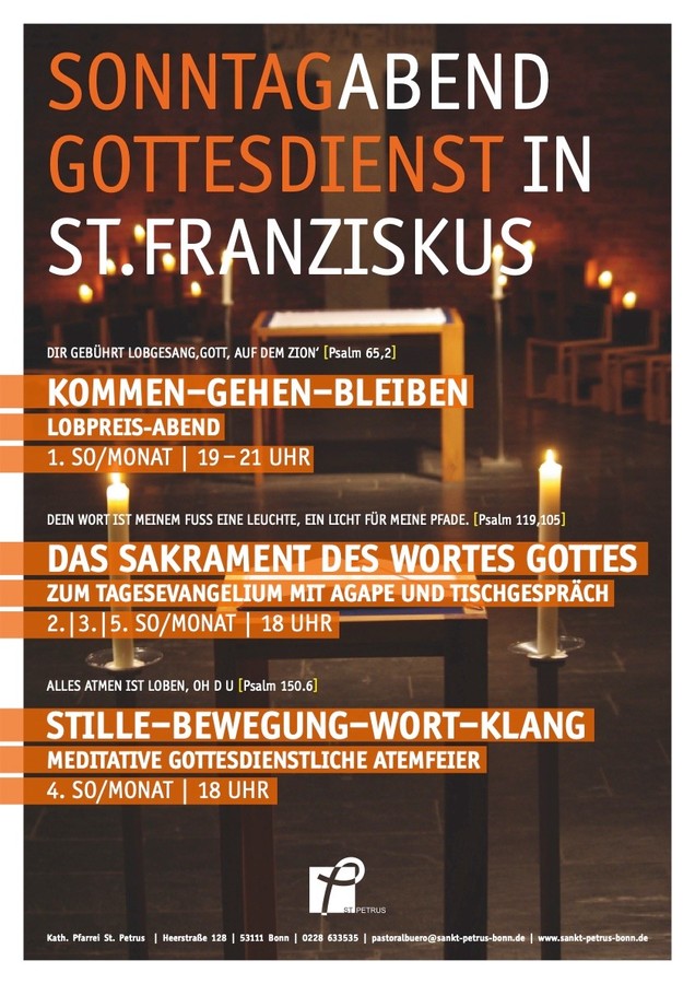 Alltagshelfer gesucht - Gemeindeleben & Gottesdienste - St. Petrus Bonn